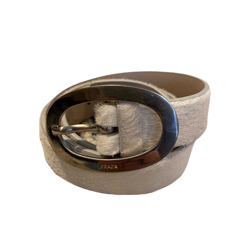 Authentic Prada Women’s Pony Hair Belt